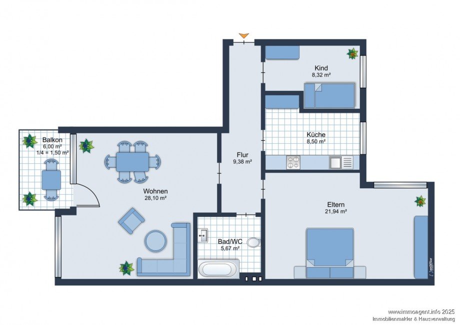 Grundriss Etagenwohnung Bielefeld