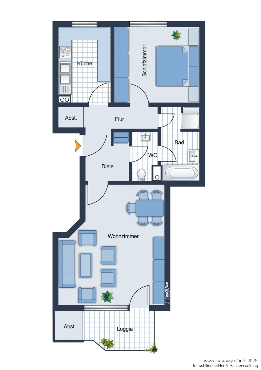 26481 Grundriss Etagenwohnung Bielefeld