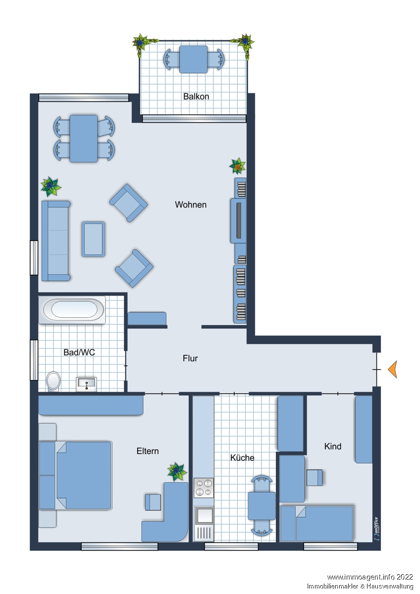 Grundriss Etagenwohnung Bielefeld