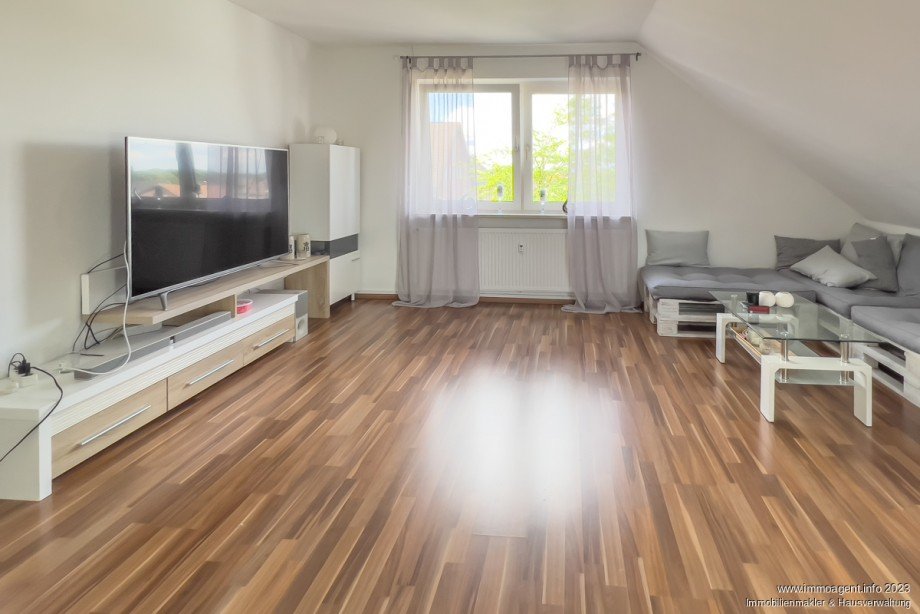 Wohnzimmer Dachgeschosswohnung Bielefeld