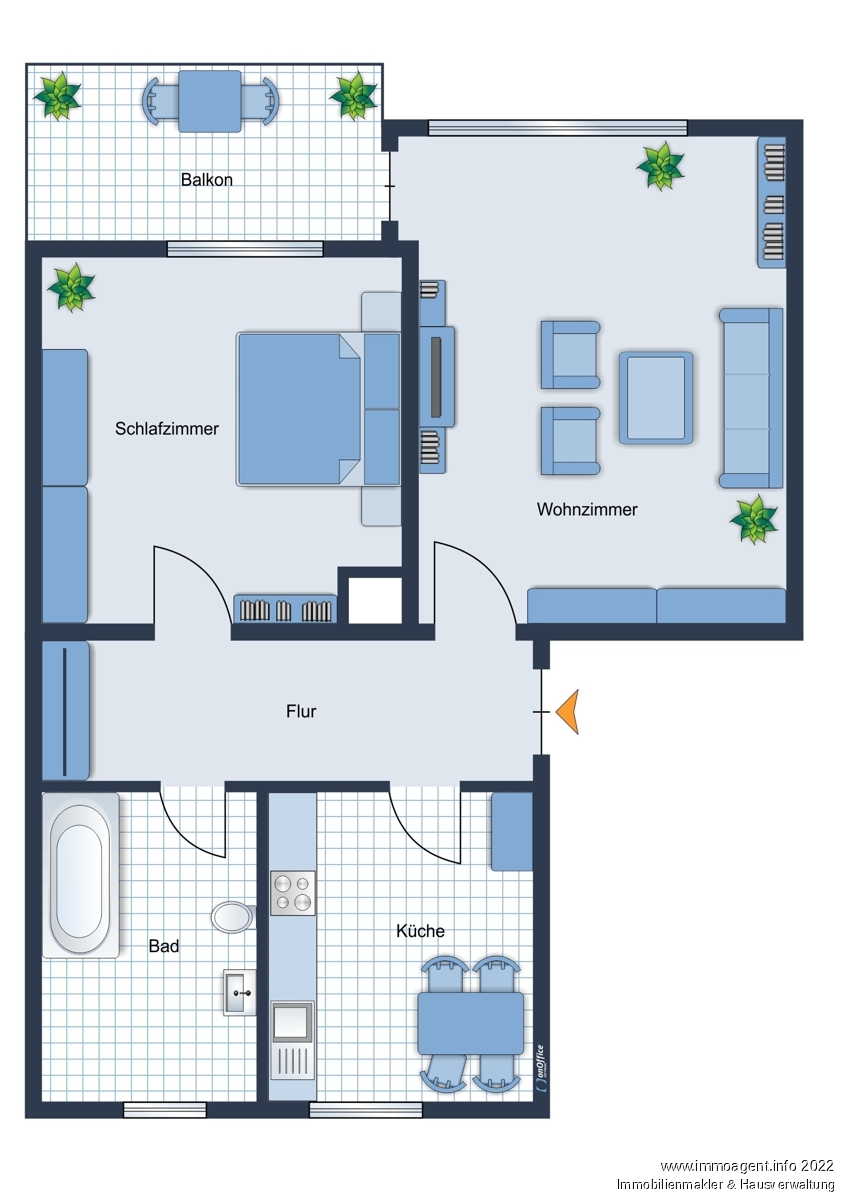 Grundriss Erdgeschosswohnung Bielefeld