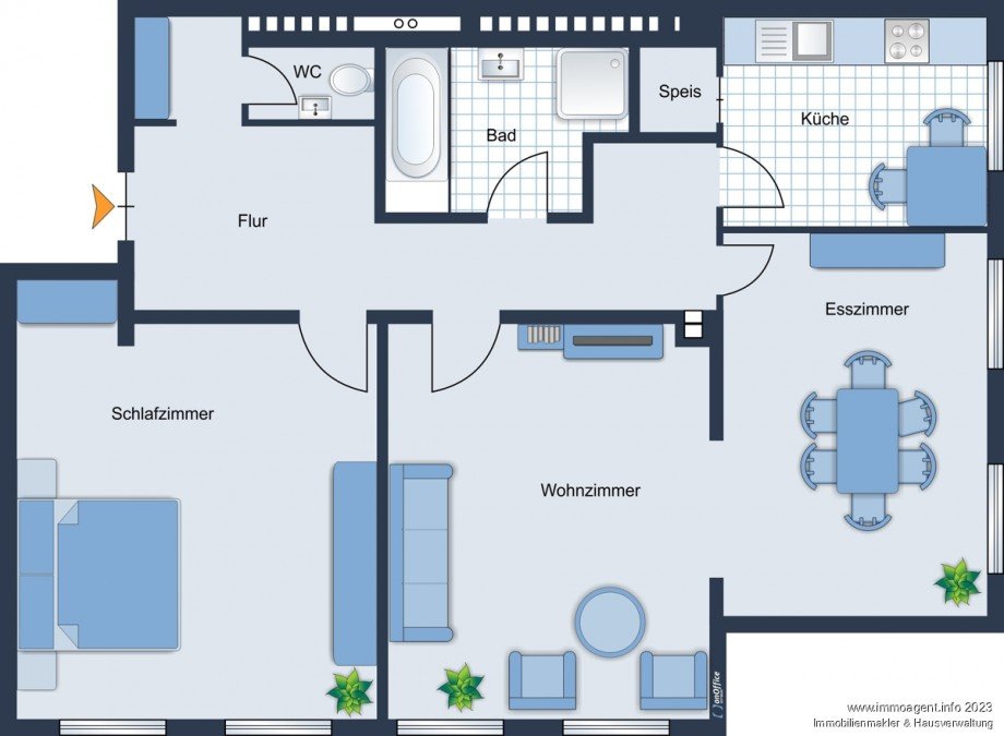 Grundriss Etagenwohnung Bielefeld