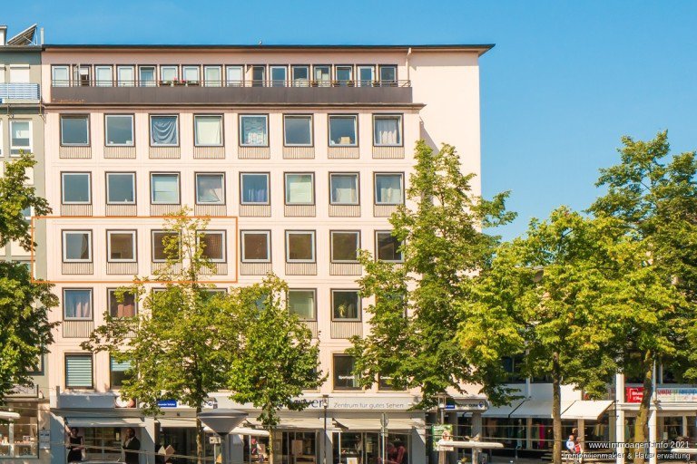 Ansicht Bielefeld Etagenwohnung Zentral gelegene Dreizimmerwohnung am Alten Rathaus -VERMIETET-