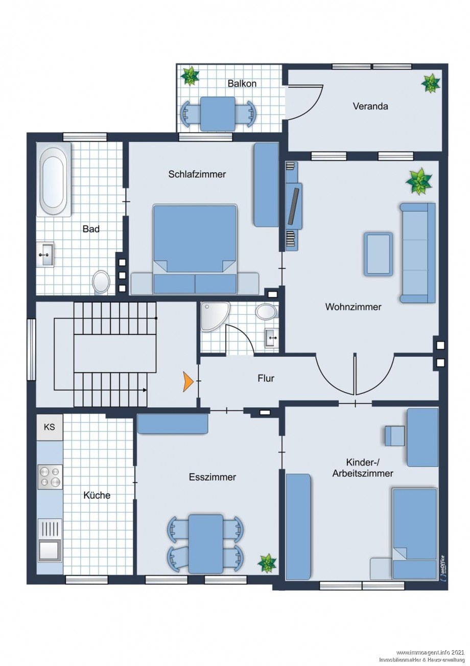 Grundriss Etagenwohnung Bielefeld