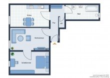 Grundriss Gem�tliche Dachgeschosswohnung im Musikerviertel -VERMIETET-