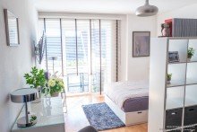 Wohn-/Schlafraum M�bliertes Appartment nahe dem Landgericht