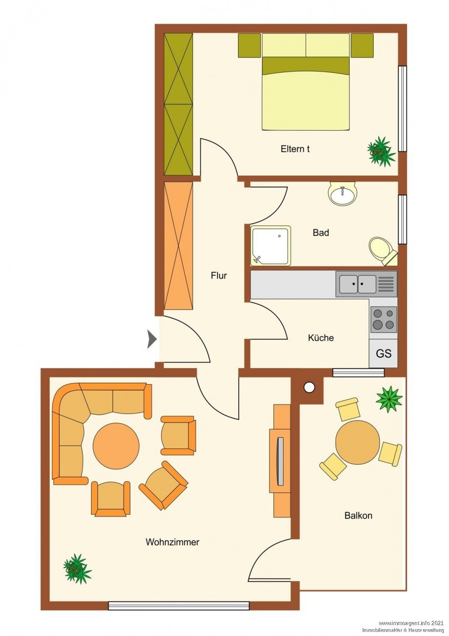 Grundriss Etagenwohnung Bielefeld