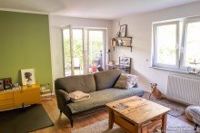 Wohnzimmer Moderne Dreizimmerwohnung mit Garten in Bielefeld-Schildesche -VERMIETET-