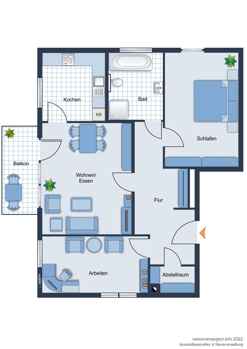 Grundriss Etagenwohnung Bielefeld